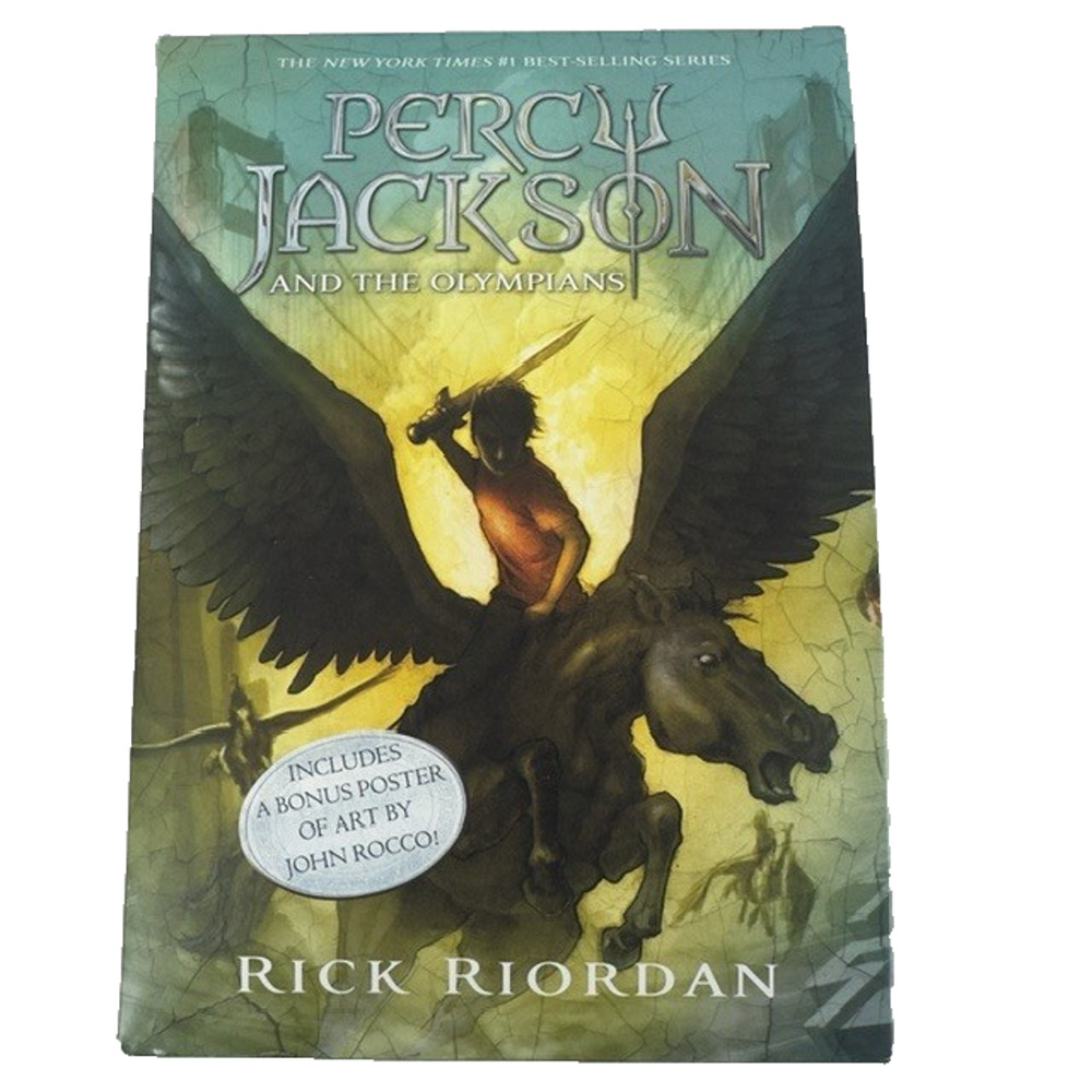 Disney Percy Jackson and the Olympians 5-paperback Book Boxed Set w/Poster